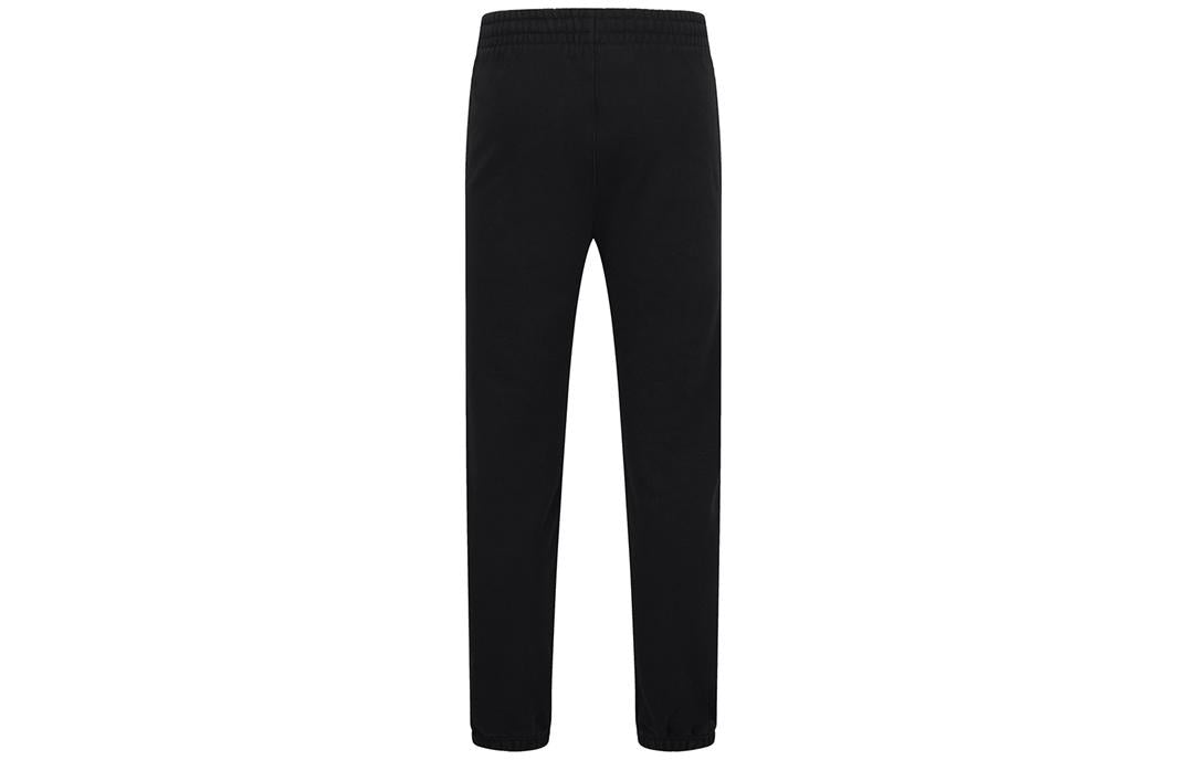 Men's Off-White Logo Printing Solid Color Casual Long Pants/Trousers Black OMCH022R20D250171001