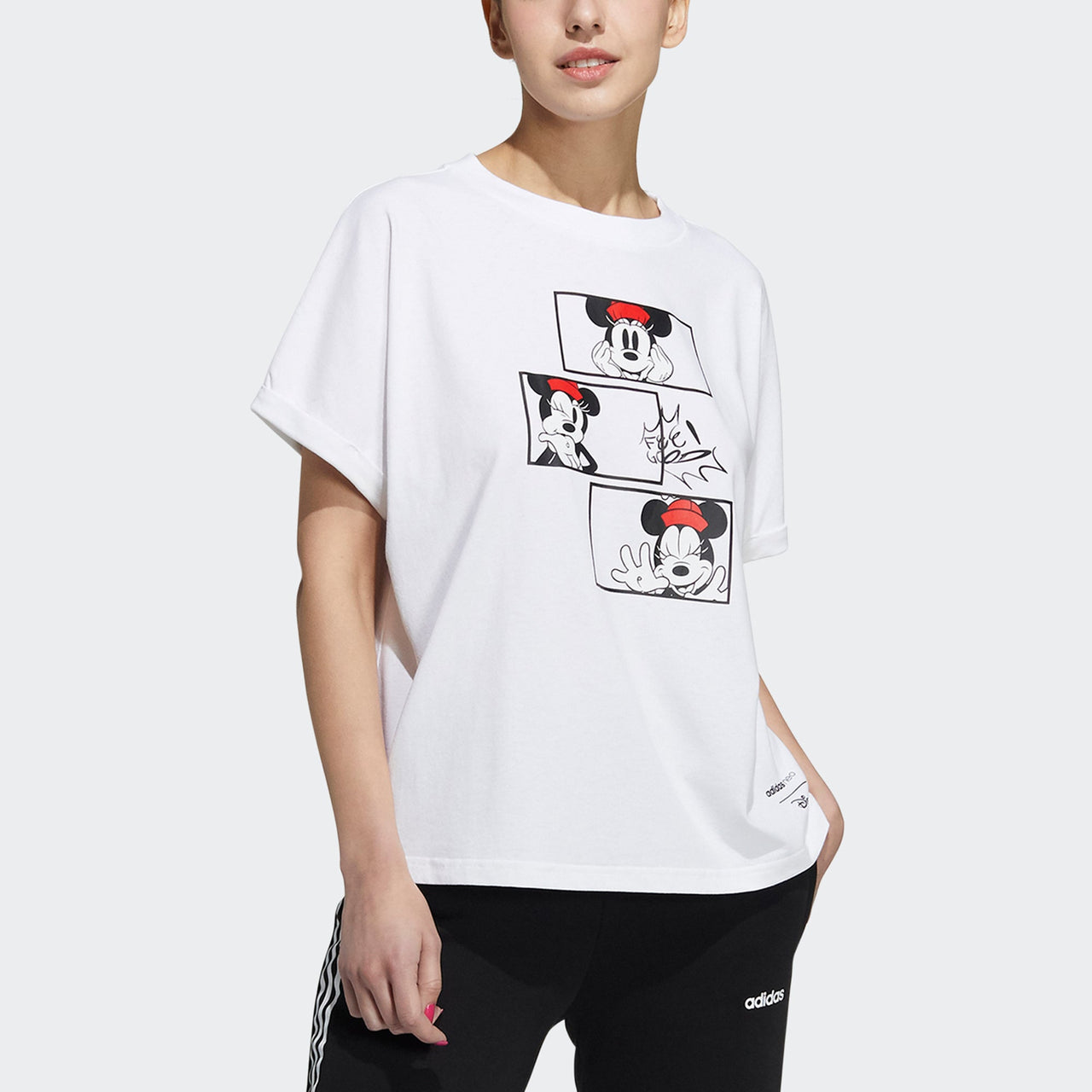 (WMNS) adidas neo x Disney Mf 1 Printing White HF0472