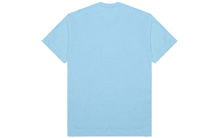 COMME des GARCONS PLAY Kawakubo Rei Red Love Embroidered Blue AZ-T272-051-1