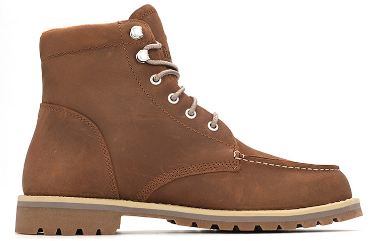 Timberland Redwood Falls Waterproof Moc-Toe Boots 'Rust Nubuck' A2EDRF13