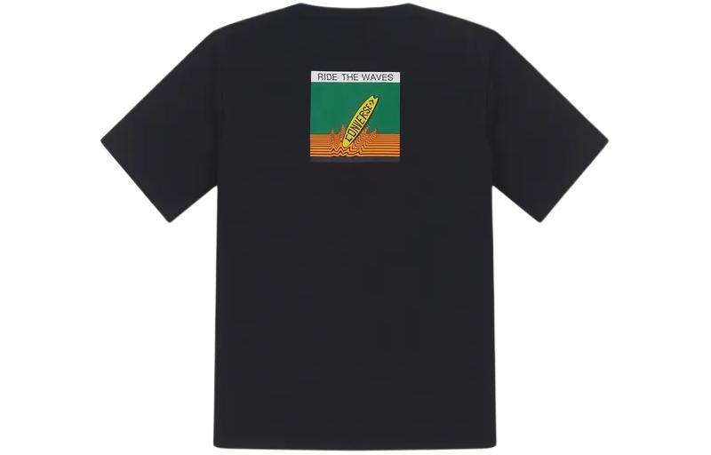 Converse Summer Verbiage T-Shirt 'Black' 10027218-A03