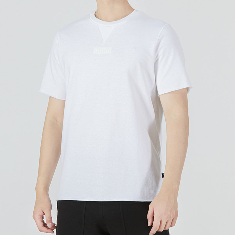 PUMA Basic Logo T-Shirts 'White' 849593-02