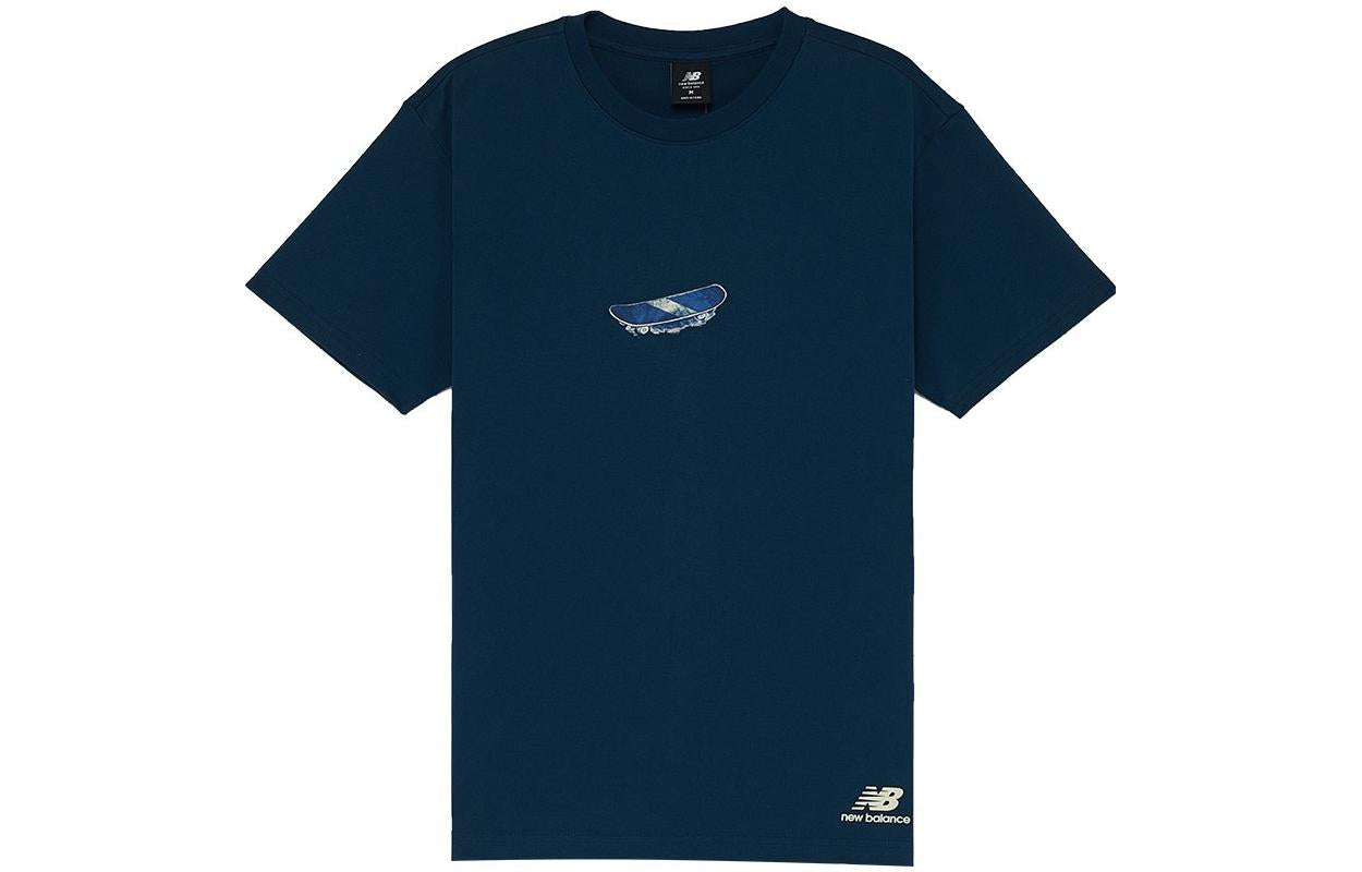 New Balance x ANB Sport Tee 'Navy White' AMT22376-BGV