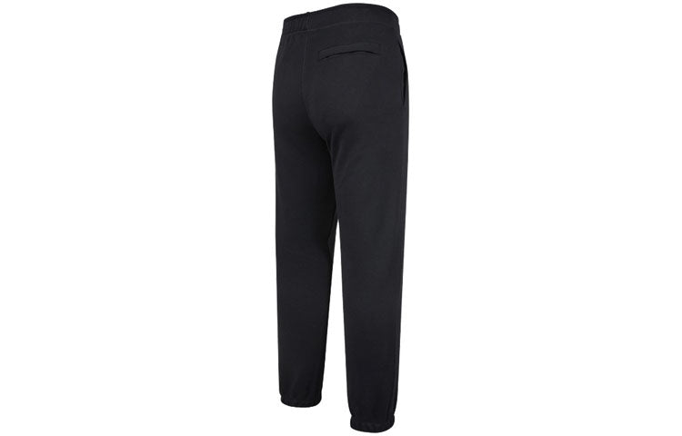 Men's Nike Logo Embroidered Training Bundle Feet Sports Pants/Trousers/Joggers Autumn Black DM5472-010
