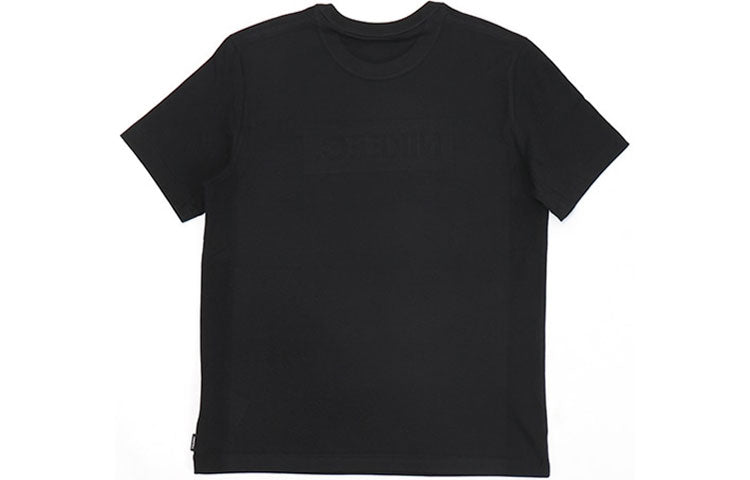 Nike F.C. Logo Printing Soccer/Football Sports Round Neck Short Sleeve Black DH7445-010