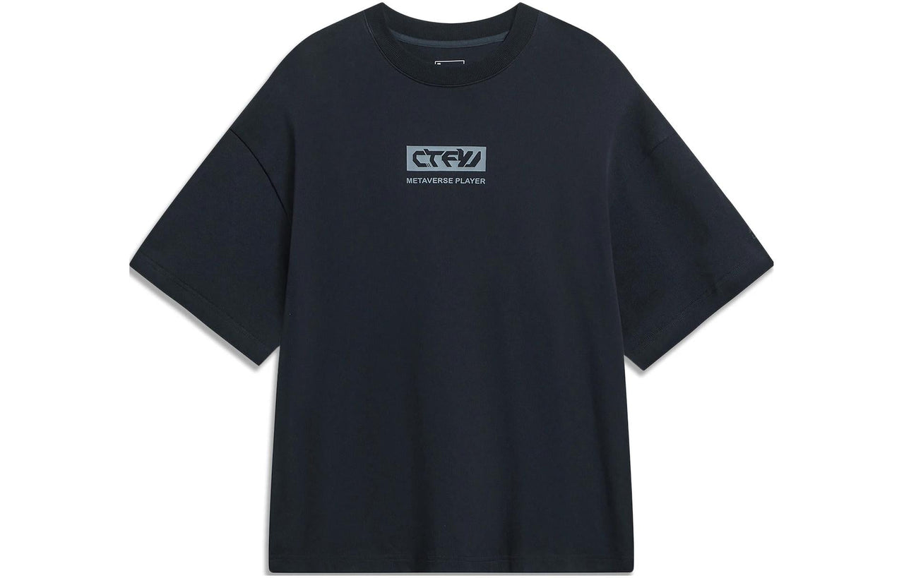 Li-Ning Counterflow Graphic T-shirt 'Black' AHST599-1