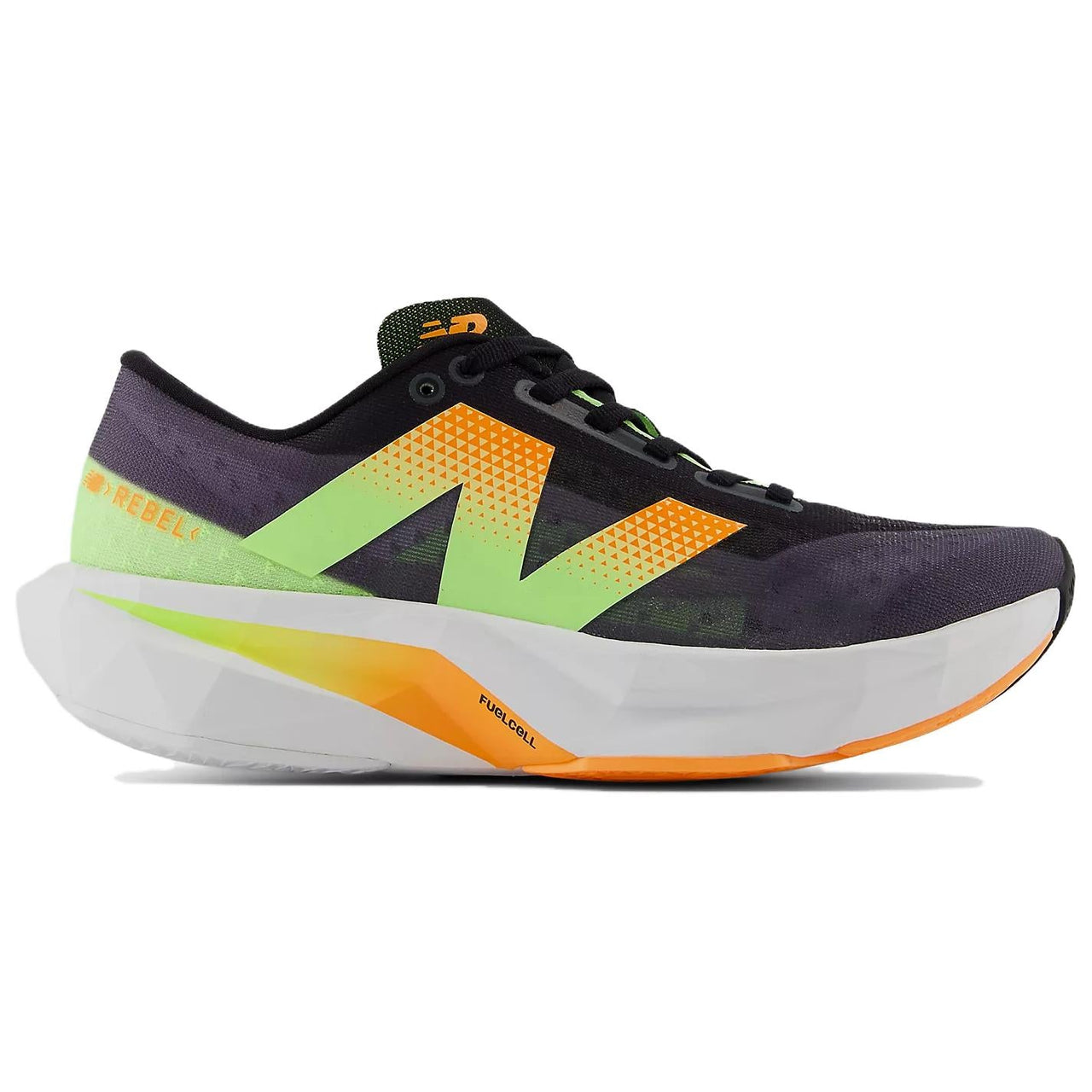(WMNS) New Balance FuelCell Rebel v4 'Black Graphite White Peach' WFCXCG4