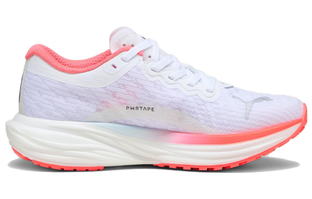 (WMNS) PUMA Deviate NITRO 2 'White Fire Orchid' 376855-19