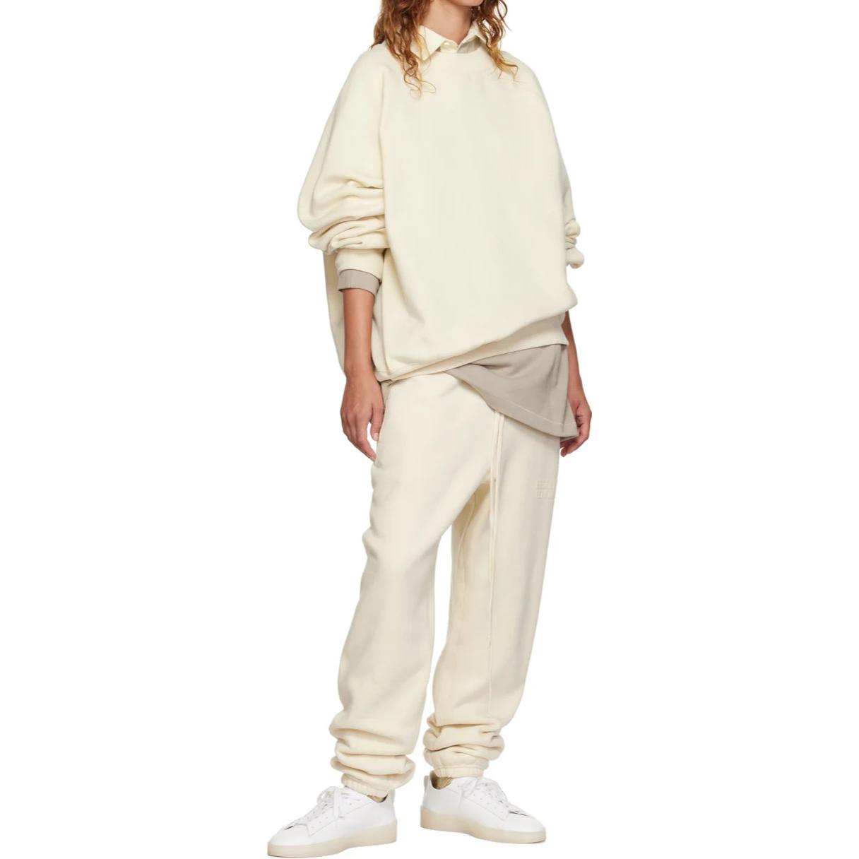 (WMNS) Fear of God Essentials FW22 Crewneck Sweatshirt 'Off-White' FOGE-FW22-367