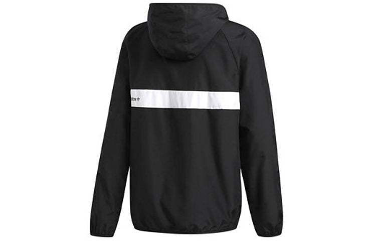 adidas originals Casual Sports Windproof Woven Jacket Black DH3872