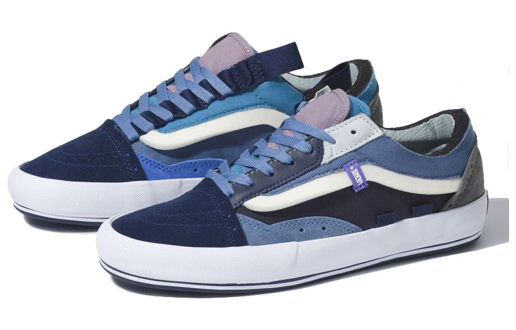 Vans Old Skool Cap Skate Sneakers Shoes 'Blue White' VN0A4UUH21U