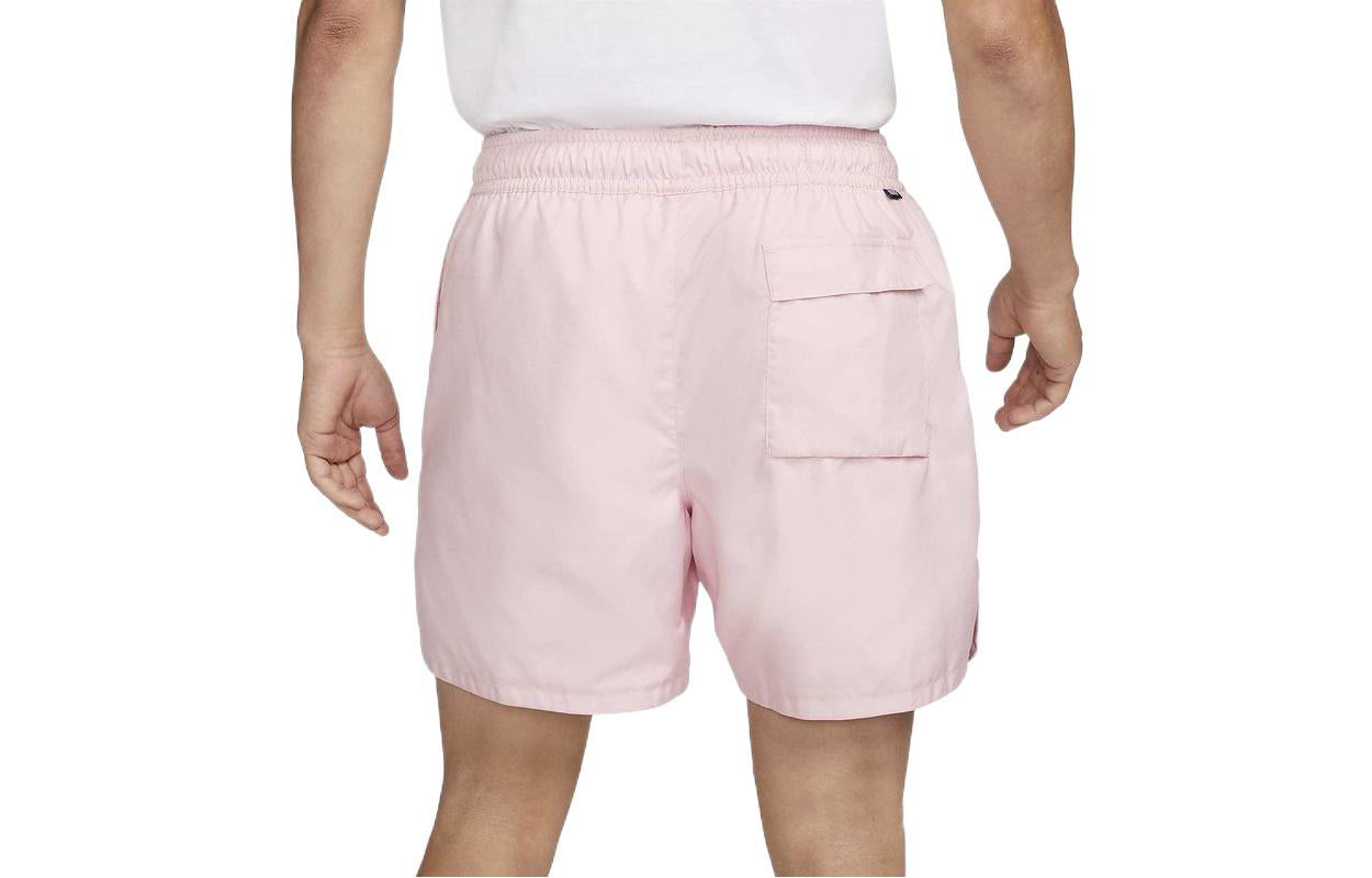 Men's Nike Sportswear Sport Essentials Solid Color Lacing Straight Sports Pink Shorts DM6830-690