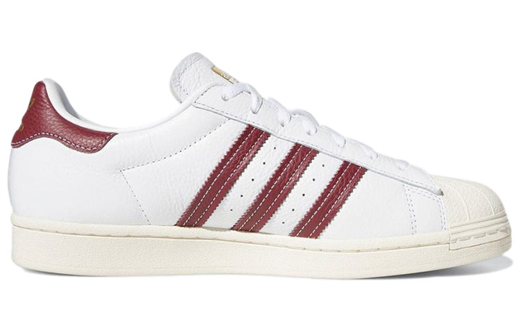 adidas Superstar 'Cream White Collegiate Burgundy' GZ1603