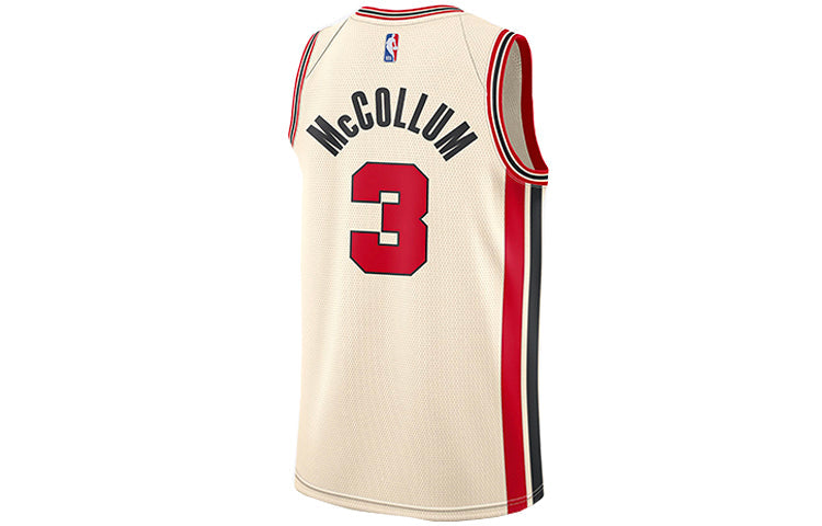 Nike NBA City limited SW Fan Edition 19-20 Season Portland Trail Blazers No. 3 Basketball Jersey/Vest White AV4668-120