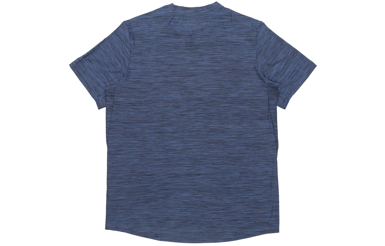 adidas M Ht El Tee Casual Sports Breathable Quick Dry Short Sleeve Navy Blue GM2133