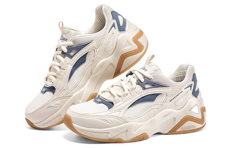 (WMNS) Skechers D'LITES Hyper Burst 'White Washed Blue' 149984-NTBL