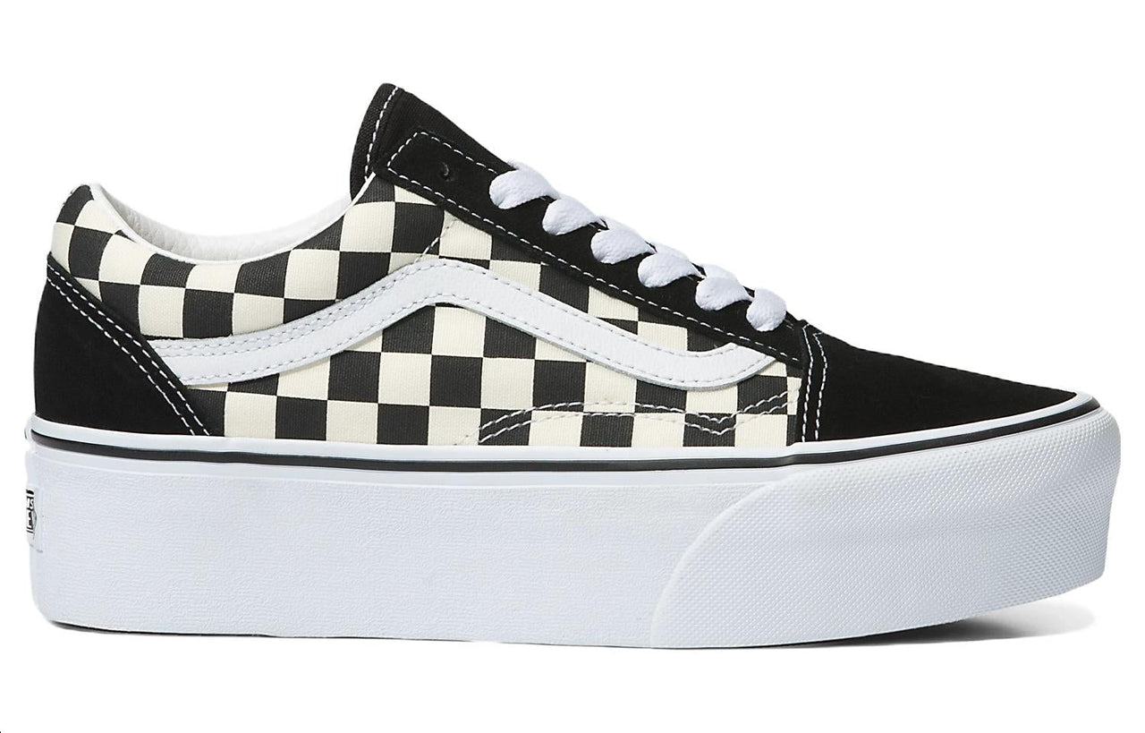 Vans Old Skool Stackform Checkerboard 'Black White' VN0A7Q5MTYQ