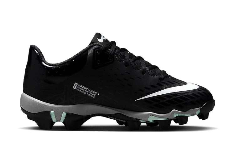 (GS) Nike Hyperdiamond 4 Keystone GG 'Black Dark Smoke Grey' CZ5919-010