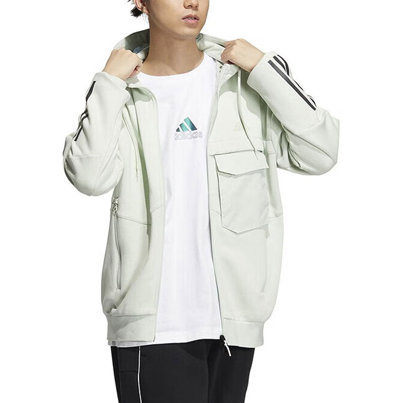 adidas Tech Warm Knit Jacket 'Grey' HN9032