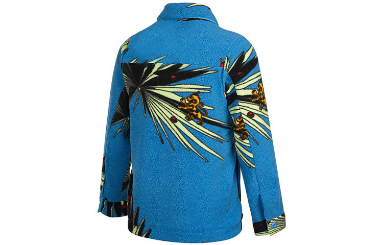 Nike Funny Pattern Stay Warm lamb's wool Jacket Blue DA6708-469