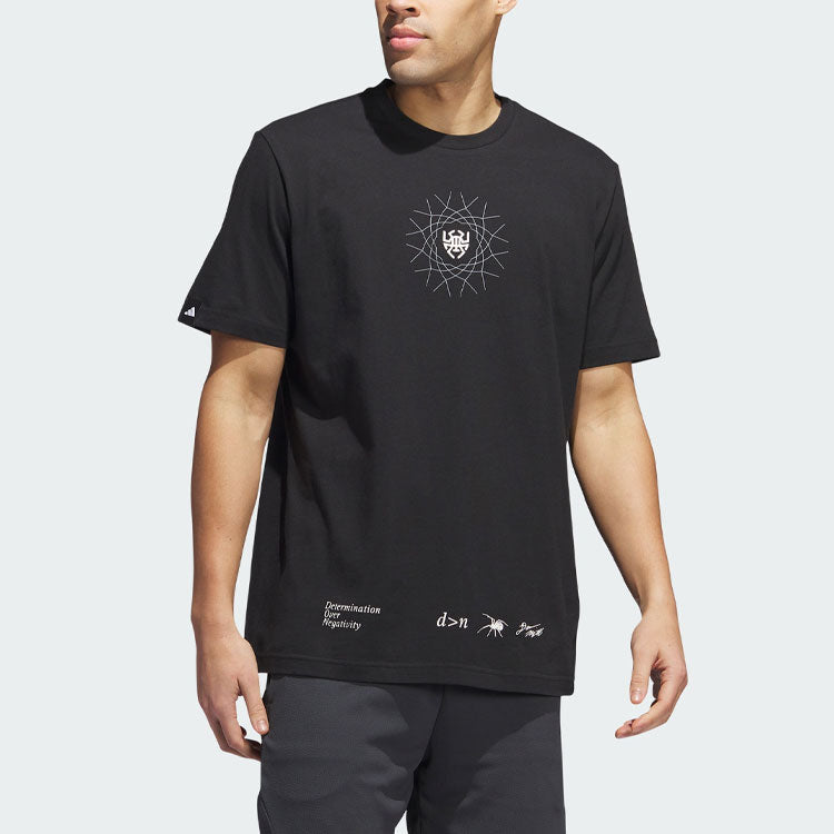 adidas Donovan Mitchell Graphic Tee 'Black' II7785
