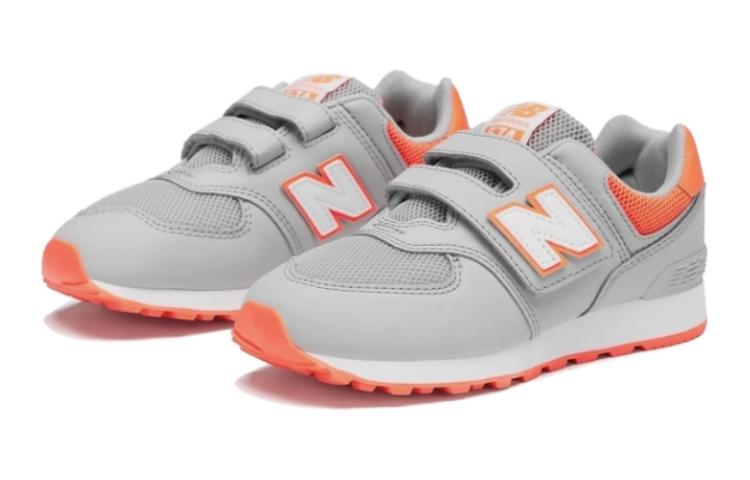 (PS) New Balance 574 Shoes 'Grey Orange' PV574SG1