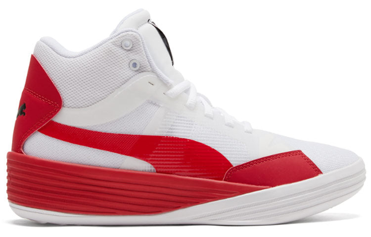 PUMA Clyde All-Pro Mid White/Red 195512-04