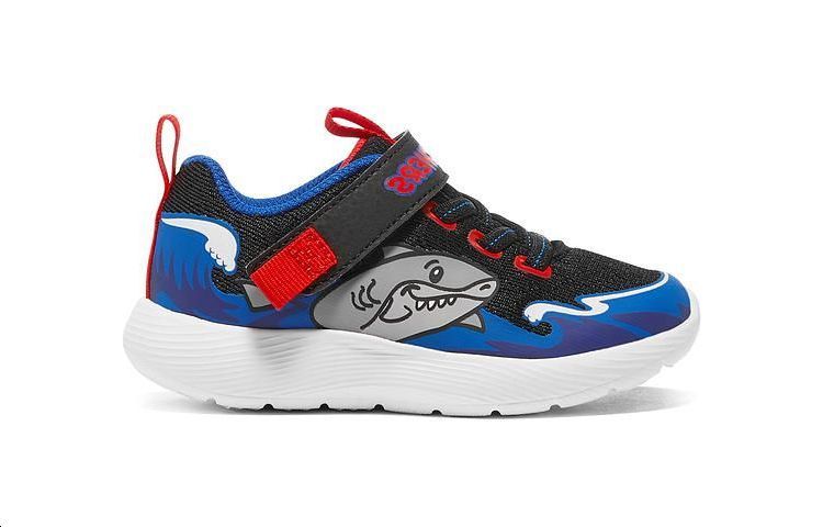 (GS) Skechers Dyna-Lite Shark-Wave Shoes 'Black Blue Red' 407233N-BKBL