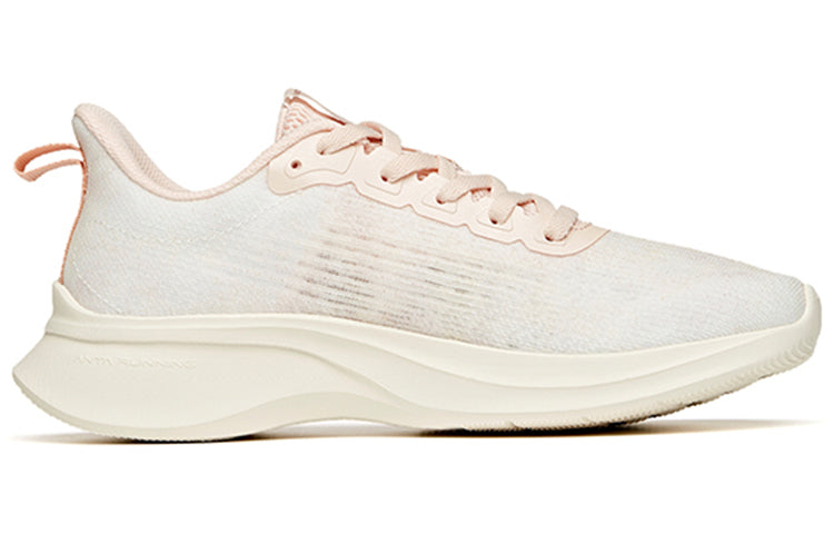 (WMNS) ANTA Running Series Sneakers Hydrogen 'White Pink' 122235570S-3