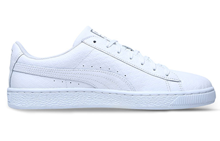 PUMA Basket Classic Low-TopBoard Shoes White 363075-01