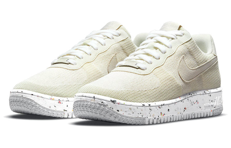 (WMNS) Nike Air Force 1 Crater Flyknit 'Light Cream' DC7273-200