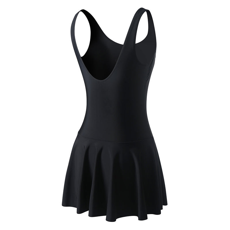 (WMNS) PUMA Logo One-Piece Swimsuit 'Black' 701221711-1A