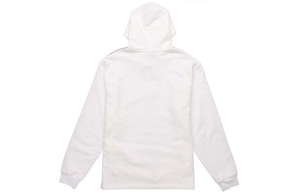 PUMA Bronzing Printing Fleece Lined Stay Warm hooded Knit White 587139-02