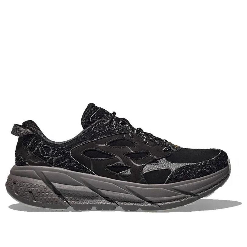 HOKA ONE ONE Clifton L 'Elite Terrain System Black Satellite Grey' 1150910-BCKST