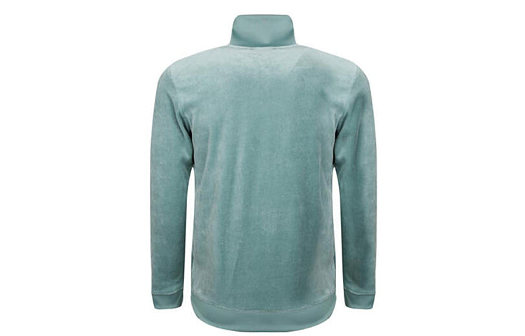 Men's adidas originals Solid Color Zipper Stand Collar Casual Sports Jacket DV1625