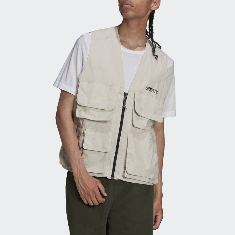 adidas Adventure Multi-Pocket Vest 'White' HF4776