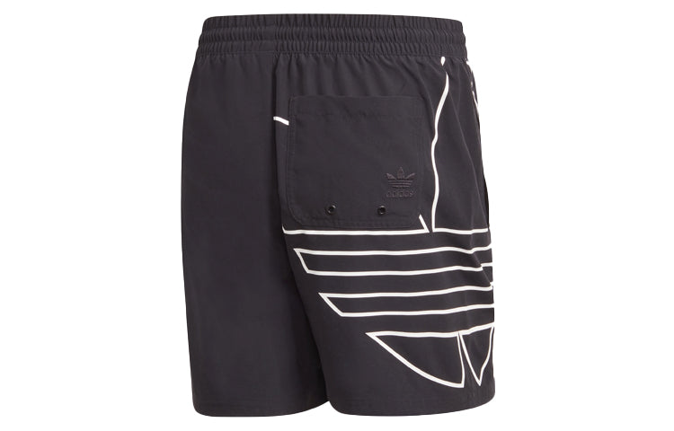 adidas originals Solid Color Sports Shorts Black GE0802