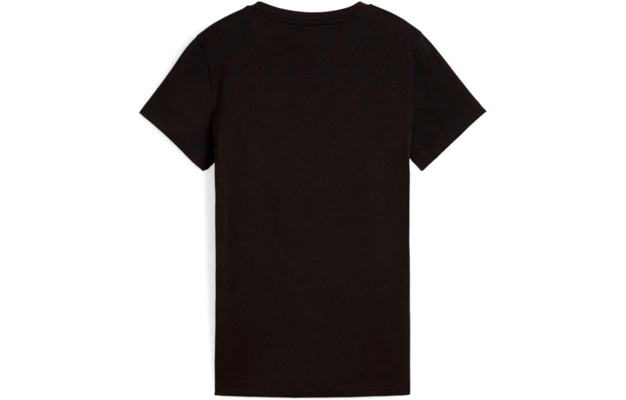 (WMNS) PUMA Camouflage Logo T-shirt 'Black' 630856-01