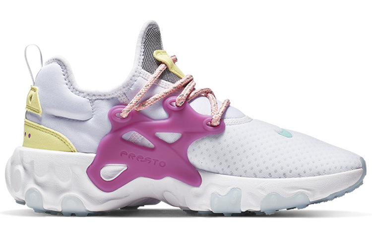 (WMNS) Nike React Presto 'White Hyper Violet' CD9015-101