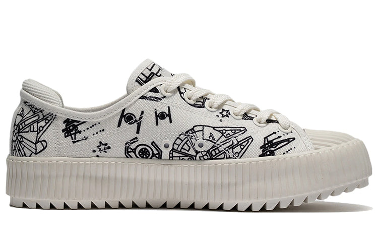 (WMNS) Li-Ning Counterflow Low x Star Wars 'Smoke Grey' AGCR084-5