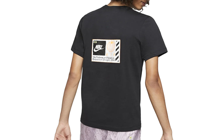 Nike Sportswear Printing Short Sleeve 'Beaverton Black' CT6541-010