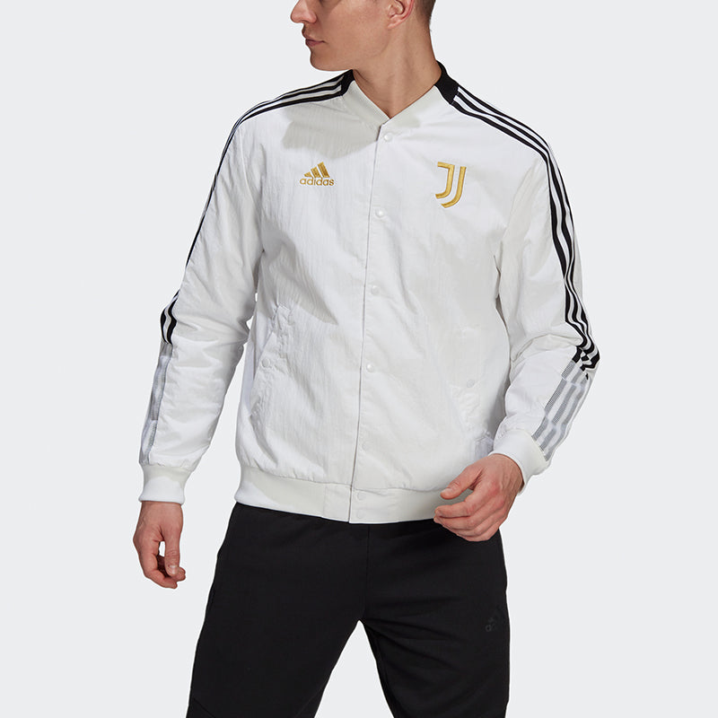 adidas Series Juve Cny Bomber Juventus Soccer/Football Sports Printing Jacket White GU6962