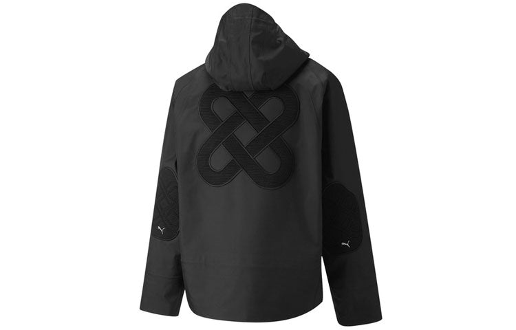 PUMA x PRONOUNCE Crossover Casual Solid Color hooded Long Sleeves Jacket Black 534030-01