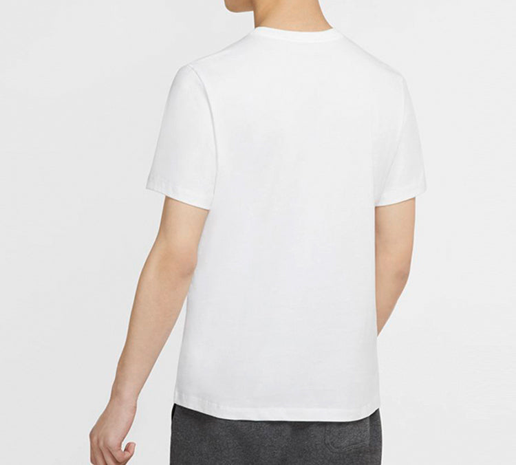 Nike Sportswear Chest Large Printing Short Sleeve White Blue CK2227-101