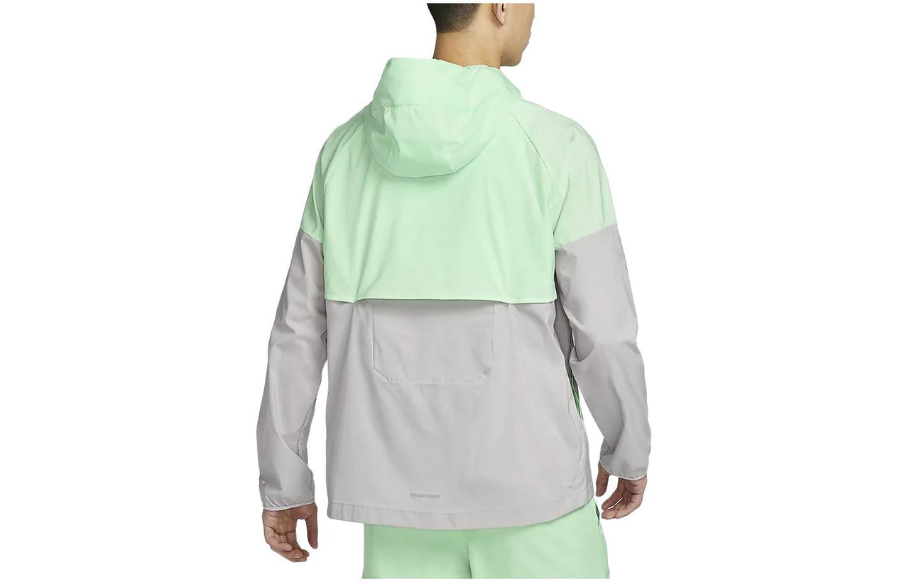 Nike Windrunner Repel Waterproof Running Jacket (Asia Sizing) 'Green Grey' FB7541-376