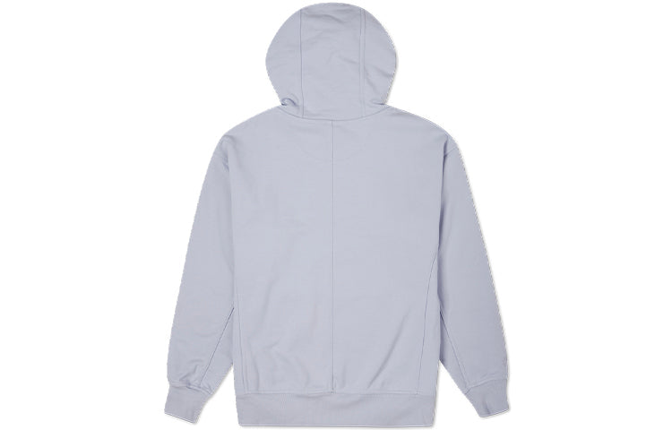 (WMNS) Converse Chuck 70 Logo Embroidered Loose Hoodie Gray Blue 10022369-A05