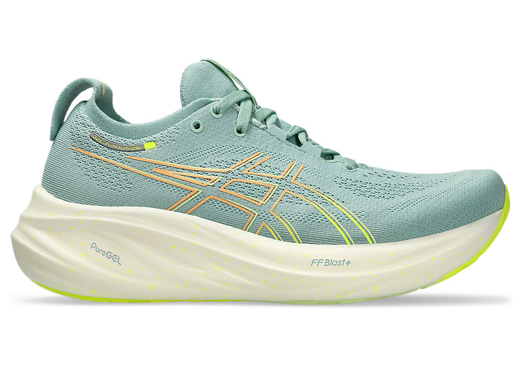 (WMNS) ASICS GEL-NIMBUS 26 Sneakers 'Green White' 1012B602-301