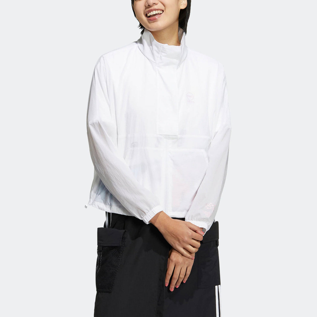 (WMNS) adidas Vibe Windbreaker Jackets 'White' HN2386