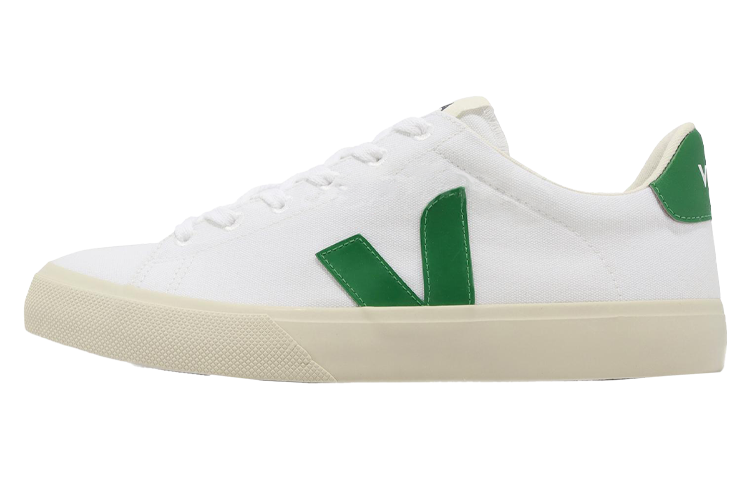 Veja Campo Low-Top Sneakers 'White Green' CA0103144B