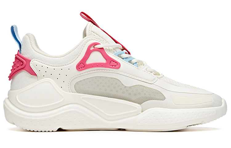 (WMNS) ANTA Life Series Sneakers 'White Red' 122038859-1